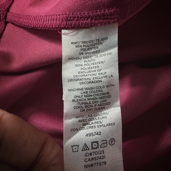 Ann TAYLOR Ladder Trim Square Neck Top - Raspberry - Picture 2 of 10